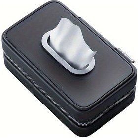 Resim Dashanshop Premium Pu Deri Araç Mendillik Güneşlik Koltuğa Takılır Siyah 