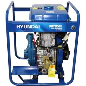 Resim Hyundai Dhyd50le Dizel Marşlı Yüksek Basınçlı Su Motoru 2'' 