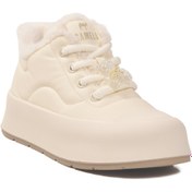 Resim AYAKMOD Beyaz İçi Polarlı Kadın Sneaker Chizy Z 
