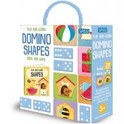 Resim Sassi Play and Learn - Domino Shapes - Book and Game 
