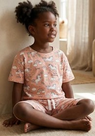 Resim Katia & Bony Kız Çocuk Unicorn Şort Pijama Takımı, 12612E2002 