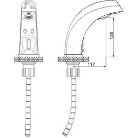 Resim Gpd Wiser Q Su ve Sabunluk Bataryası Çift Su Girişli FLB09 