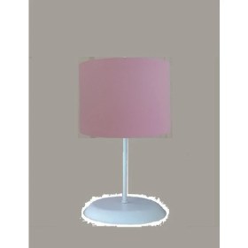 Resim Onay Pembe Kumaş Kaplama 2.li Set M-469 Yatak Odası Genç ve Çocuk Odası Avize ve Abajur Seti 