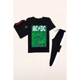 Resim Trendypassion Acdc Baskılı Eşofman Takımı 