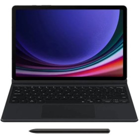 Resim Samsung Galaxy Tab S9 Mousepadli Klavyeli Kapaklı Kılıf EF-DX715B 