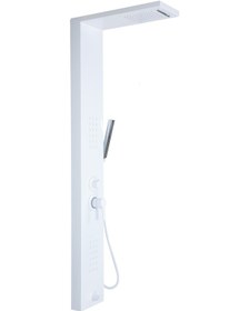 Resim Sam Niagara White Style Anti Finger Printed Duş Paneli 