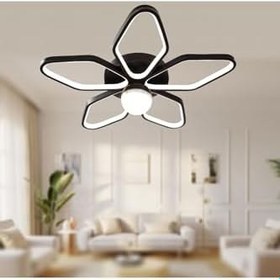 Resim TT AYDINLATMA TT337-SY TT Aydınlatma 3 Renk Modüllü Toplu Mat Siyah Plafonyer Led Avize Siyah 