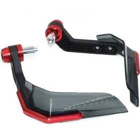 Resim Dream011 Kırmızı Universal Motosiklet El Koruyucu 7/8" Gidon Rüzgarlık Motocross 