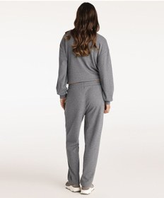 Resim Yargıcı Bol Paçalı Eşofman Antrasit Melanj 