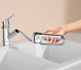 Resim Vitra Punto A41192 Fonksiyonel Eviye Mutfak Bataryası ,krom krom 