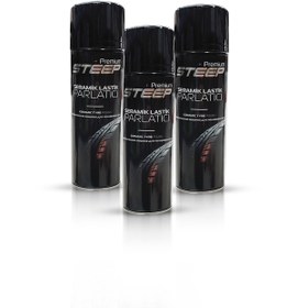 Resim Steep Seramik Lastik & Tampon Parlatıcı Sprey 3 Adet 500ml 