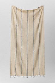 Resim Smyrna Keten Peştemal - 90x170 cm / Lacivert/Off White 