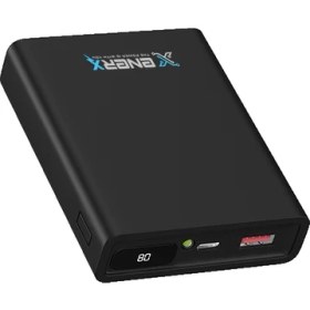 Resim ENERX Enr-p10188dc 10000 Mah 2.1 Amper Dijital Göstergeli Powerbank Siyah 