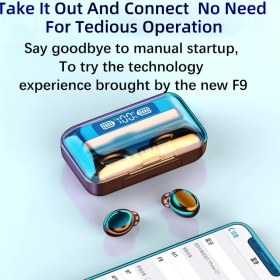 Resim Jingyi Tws F9 Kablosuz Kulaklık Kulaklık Kulaklık Spor Kulakiçi Kulaklık ile 5.0 Bluetooth Telefon Xiaomi Samsung Huawei Iphone Oppo (Yurt Dışından) 