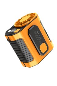 Resim TECHNOMEN Turbo Soğutucu Mini Fan Lambalı Şarjlı 3 Kademeli Hız Yüksek Performanslı Taşınabilir Klima Fanı 