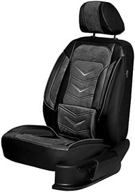 Resim Atmaca Binek Oto Koltuk Kılıfı (Gri-Siyah) 