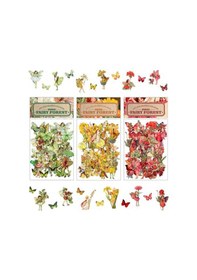 Resim Günlük Tutma İçin, Şeffaf Çiçek Perisi Çıkartmaları, B 