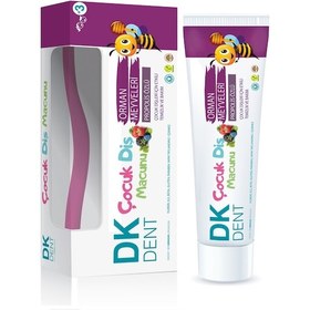 Resim Dermokil DK Dent Orman Meyveleri Aromalı ve Propolis Özlü Çocuk Diş Macunu 50 ML + Diş Fırçası 