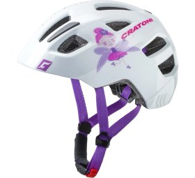 Resim Cratoni Maxster Çocuk Kaskı Fay White Glossy S-M 51-56CM 111803F2 