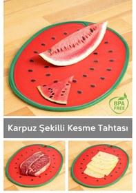 Resim Meyve,sebze, Kesme Doğrama Tahtası,meyve Şekilli Kesme Tahtası ,esnek Kesim Tahtası-karpuz Motifli 