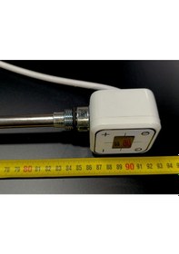 Resim Sern 1200w Beyaz Renk Kare Dijital Hp013 Model Havlupan Isıtıcı Rezistans 230v L:850mm 1/2'' Yarım Parmak 