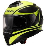 Resim Ls2 Storm 2 Dodger Neon Sarı Kapalı Motosiklet Kaskı Neon Sarı 