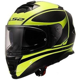 Resim Ls2 Storm 2 Dodger Neon Sarı Kapalı Motosiklet Kaskı Neon Sarı 