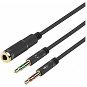 Resim Kaliteli Kulaklık Mikrofon Ayırıcı Aparat 3.5mm Headphone Mic Aud Aynı Gün Kargo - Hızlı Teslimat - Faturalı