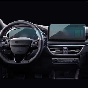 Resim Ford Focus Uyumlu 13,2 İnç Navigasyon Ve 12,3 İnç Dijital Gösterge 9h Nano Ekran Koruyucu 2li Set 9H Nano Ekran Koruyucu 