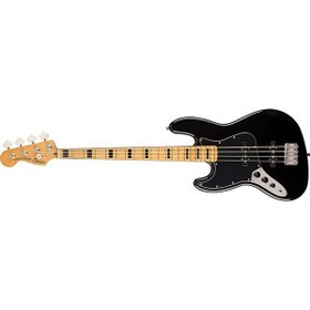 Resim Squier Classic Vibe 70s Jazz Bass Akçaağaç Klavye Black Solak Bas Gitar 
