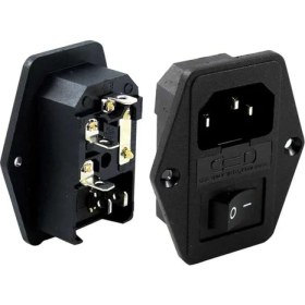 Resim C7 Dişi Fiş Şase Anahtarlı Kulaklı (IC-214) 