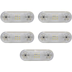 Resim AHMET OTOMOTİV (5 Adet) 21 Led Beyaz Lamba 12v-24v Tır Kamyon Dorse Otobüs Minibüs Offroad 