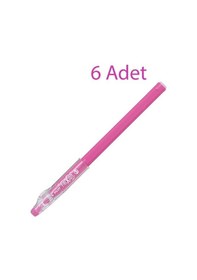 Resim Pilot Frixion Ball Stick Roller Silinebilir Jel Kalem 0.7 mm Pembe F08-P 6 Adet 