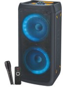 Resim Kensa Ses Bombası Bluetooth Taşınabilir Hoparlör Extra Bass Djkabinli Karaoke Ses Sistemi Mikrofon+kumanda 
