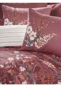 Resim Cotton Box Feminen Tek Kişilik Nevresim Takımı Vina Bordo 