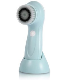 Resim Yüz Temizleyiciler Değiştirilebilir Başlıklar Elektrikli Döner Yüz Temizleme Fırçası Yüz Temizleyiciler Mavi 