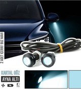 Resim MeyZone Ayna Altı Led Ayna Altı Cob Aydınlatma Led Eagle Eye 2 Adet Buz Mavi Sağ Sol Takım 