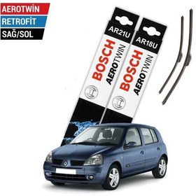 Resim Renault Clio 2 Silecek Takımı 1998-2005 Bosch Aerotwin 