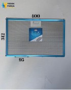 Resim En 400mm Boy 312mm Arka Tırnak Arası 9,5cm Aspratör Filtresi 