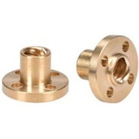 Resim 3D Yazıcı Bakır Trapez M8 Somun 