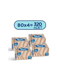 Resim Selpak El Ve Yüz Havlusu Kutulu Kaşmir Özlü 4 80 Yaprak 