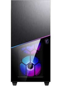 Resim Msi MPG Sekira 100R Temperli Cam Mid Tower Bilgisayar Kasası Siyah 