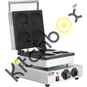 Resim Kitchbox Ticari Endüstriyel Hello Kitty Waffle Makinesi 