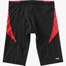 Resim Durafast Elite® Boy's Jammer Swimsuit | Hexa 002 Black/Red - 24 