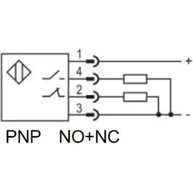 Resim Sick IQ40-40NPPKC0K (1071552) ,KÜBIK/40MM Pnp-No/nc M12-4P Endüktif Sensör 