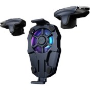 Resim Xinh Mobil Oyun Denetleyicisi Kapasitans Gamepad Joystick Tak ve Oyun Ios / Android Tetik Kontrolü L1R1 Pubg Oyunu Ateş Shooter | Gamepads (Yurt Dışından) 