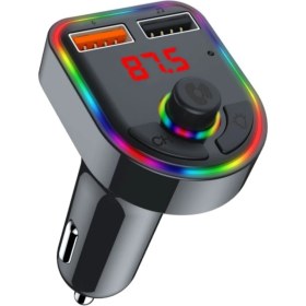 Resim Concord C-616 Bluetooth Görüşme ve Müzik Dinleme Ekranlı Rgb Fm Transmitter Çift USB Şarj Usb/tf 