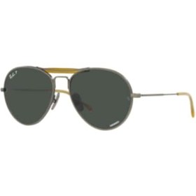 Resim Ray-Ban 8063 9208k8 Polarize Chromance Titanyum Erkek Güneş Gözlüğü 