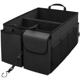 Resim Rogfer Araba Katlanabilir Eldiven Saklama Kutusu Bagaj Düzenleyici Siyah 