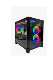 Resim Gameforce Aqua 6 120mm Rgb Fanlı Matx Oyuncu Bilgisayar Kasası 